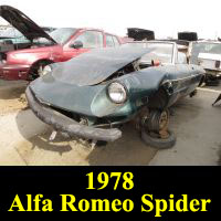 Junkyard 1978 Alfa Romeo Spider