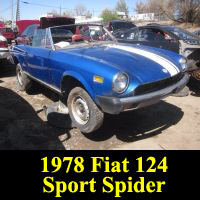 Junkyard 1978 Fiat 124 Sport Spider