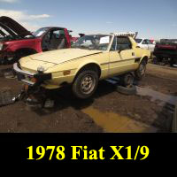 Junkyard 1978 Fiat X1/9