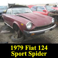 Junkyard 1979 Fiat 124 Sport Spider