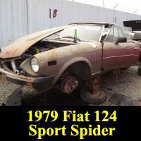 Junkyard 1979 Fiat 124 Sport Spider