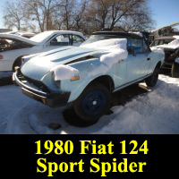 Junkyard 1980 Fiat 124 Sport Spider
