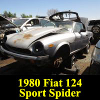 Junkyard 1980 Fiat 124 Sport Spider