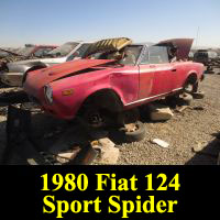 Junkyard 1980 Fiat 124 Sport Spider