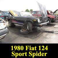 Junkyard 1980 Fiat 124 Sport Spider