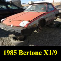 Junkyard 1985 Bertone X1/9