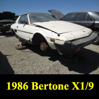 Junkyard 1986 Bertone X1/9