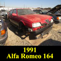 Junkyard 1991 Alfa Romeo 164