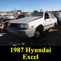 Junkyard 1987 Hyundai Excel