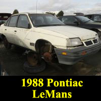 Junkyard 1988 Pontiac LeMans