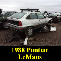 Junkyard 1988 Pontiac LeMans