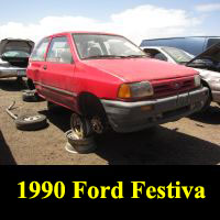 Junkyard 1990 Ford Festiva