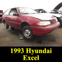 Junkyard 1993 Hyundai Excel