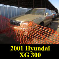 Junkyard 2001 Hyundai XG300