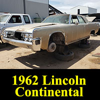 Junkyard 1962 Lincoln Continental