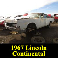 Junkyard 1967 Lincoln Continental