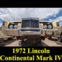 Junkyard 1972 Lincoln Mark IV