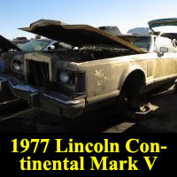 Junkyard 1977 Lincoln Continental Mark V