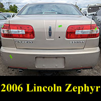 Junkyard 2006 Lincoln Zephyr