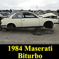Junkyard 1984 Maserati Biturbo