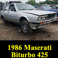 Junkyard 1986 Maserati 425 Biturbo