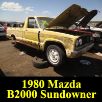 Junkyard 1980 Mazda B2000