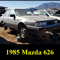 Junkyard 1985 Mazda 626