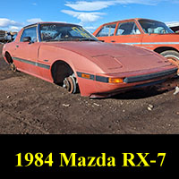 Junked 1984 Mazda RX-7