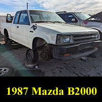 Junked 1987 Mazda B2000