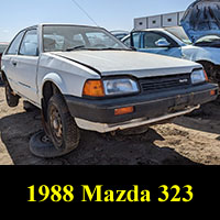 Junkyard 1988 Mazda 323