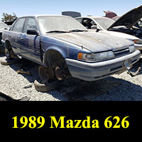 Junkyard 1989 Mazda 626
