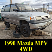 Junkyard 1990 Mazda MPV 4WD