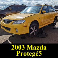 Junkyard 2003 Mazda Protege 5