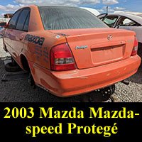 Junkyard 2003 Mazda MAZDASPEED Protege