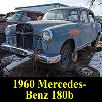 Junkyard 1960 Mercedes-Benz 180b