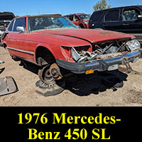 Junked 1976 Mercedes-Benz R107