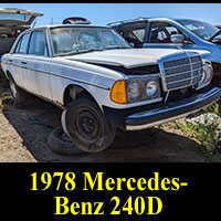 Junkyard 1978 Mercedes-Benz 240D