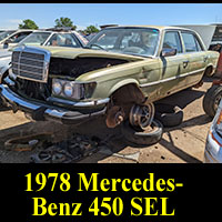 Junkyard 1978 Mercedes-Benz 450SEL