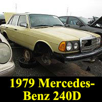 Junkyard 1979 Mercedes-Benz 240D