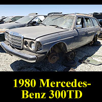 Junkyard 1980 Mercedes-Benz 300TD