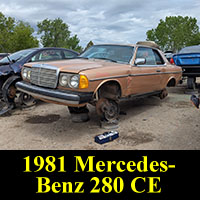 Junkyard 1981 Mercedes-Benz 280CE