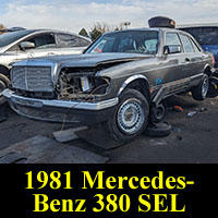 Junkyard 1981 Mercedes-Benz 380SEL