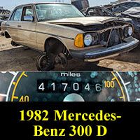 Junkyard 1982 Mercedes-Benz W123