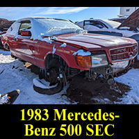 Junkyard 1983 Mercedes-Bena 500SEC