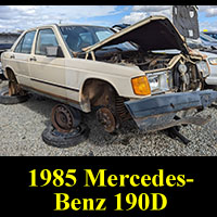 Junkyard 1985 Mercedes-Benz 190D