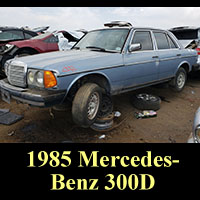 Junkyard 1985 Mercedes-Benz 300D