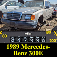 Junkyard 1989 Mercedes-Benz 300E