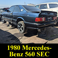 Junkyard 1989 Mercedes-Benz 560SEC