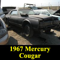 Junkyard 1967 Mercury Cougar