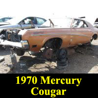 Junkyard 1970 Mercury Cougar